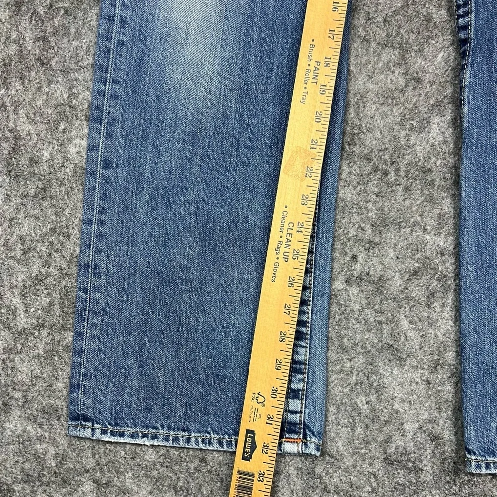 True Religion Light Blue Straight Jeans 36x32